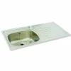 Carron Phoenix Unisink 1SD Heavy Gauge 1 Bowl Stainless Steel Kitchen Sink - Right Hand Drainer - 101.0067.430