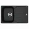 Franke Antea Fragranite 1 Bowl Inset Kitchen Sink Reversible AZG 611-78 - Onyx - 114.0532.311