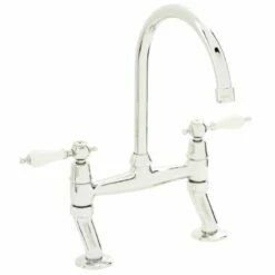 Carron Phoenix Barra Bridge Mixer Kitchen Tap - Chrome - 115.0074.732