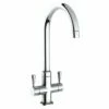Carron Phoenix Henley Swan Neck Kitchen Tap - Chrome - 115.0254.448