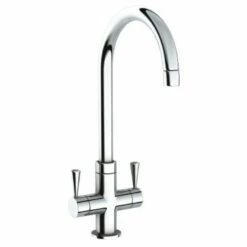 Carron Phoenix Henley Swan Neck Kitchen Tap - Chrome - 115.0254.448