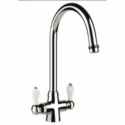 Carron Phoenix Windsor Dual Ceramic Lever Kitchen Tap - Chrome - 115.0281.850