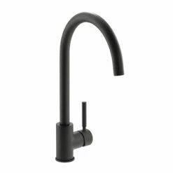 Carron Phoenix Savoy Single Lever Kitchen Tap - Matt Black - 115.0605.320