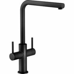 Franke Neptune Swivel Spout Kitchen Mixer Tap - Matt Black - 115.0533.344