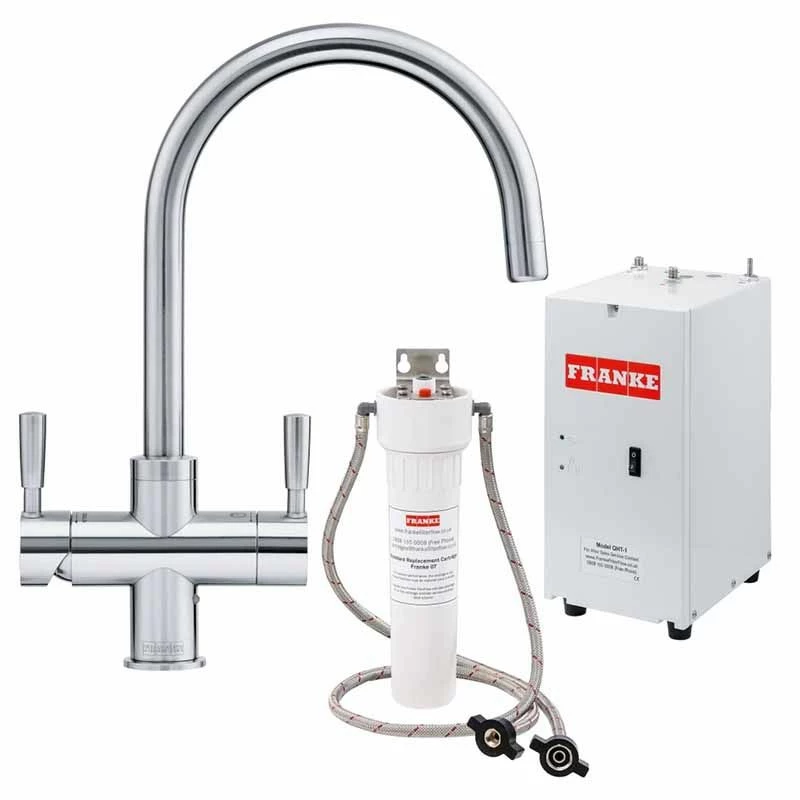 Franke Omni Original 4-in-1 Manual Kitchen Tap - Stainless Steel - 119.0389.913