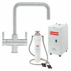 Franke Omni Contemporary 4-in-1 Manual Kitchen Tap - Stainless Steel - 119.0517.663