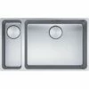 Franke Mythos 1.5 Bowl Undermount Kitchen Sink With LH Small Bowl MYX 160-50-16 - Stainless Steel - 122.0606.920