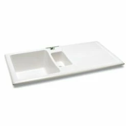 Carron Phoenix Shonelle 150 1.5 Bowl Ceramic Kitchen Sink - Reversible - 124.0477.793