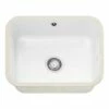 Franke By V&B 1 Bowl Undermount Ceramic Kitchen Sink VBK 110-50 - White - 126.0381.823