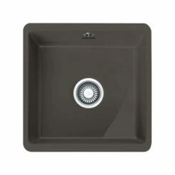 Franke Kubus 1 Bowl Undermount Ceramic Kitchen Sink KBK 110-40 - Graphite - 126.0532.320