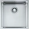Franke Box 1 Bowl Kitchen Sink BXX 110 40 - Stainless Steel - 127.0369.215