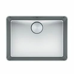 Franke Mythos 1 Bowl Inset Kitchen Sink MYX 210-55 - Stainless Steel - 127.0607.101