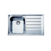 Franke Neptune 1 Bowl Sink With Right Hand Drainer NEX 211 - Stainless Steel - 127.0059.654