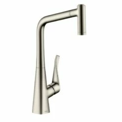 Hansgrohe Metris Single Lever Kitchen Mixer 320 With Pull-Out Spray - 14820800