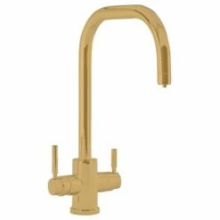 Perrin & Rowe 3-in-1 Hot Kitchen Tap - Satin Brass - 1914SB