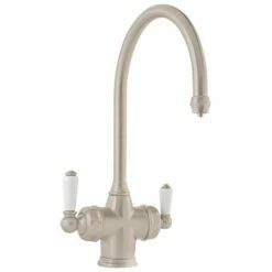 Perrin & Rowe 3-in-1 Hot Water Kitchen Tap - Nickel - 1937NI