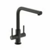 Carron Phoenix Rosolina L Spout Kitchen Tap - Matt Black - 115.0605.457