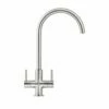 Franke Hestia J-Spout Kitchen Mixer Tap - Decor Steel - 115.0635.794