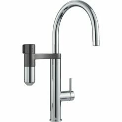Franke Vital Capsule 3-in-1 J-Spout Filter Tap - Chrome/Gun Metal - 120.0621.229