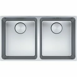 Franke Mythos 2 Bowl Undermount Kitchen Sink MYX 120 34-34 - Stainless Steel - 122.0607.085