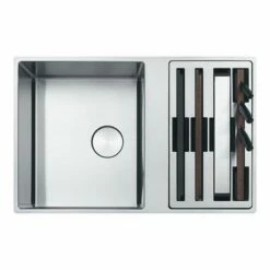 Franke Box Centre 1.5 Bowl Inset Kitchen Sink With Accessories BWX 220-41-27 - Stainless Steel - 127.0611.736