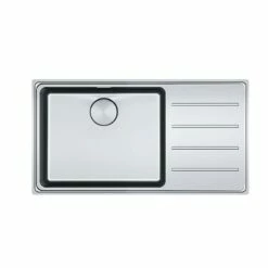 Franke Mythos Plus 1 Bowl Inset Kitchen Sink With Right Hand Drainer MYX 211-86 - Right Hand Drainer - 127.0640.513