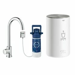 Grohe Red II Mono C Spout Tap & M Size Boiler Chrome 30060001
