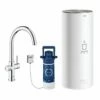 Grohe Red II Duo C Spout Tap & L Size Boiler Chrome 30328001