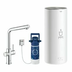 Grohe Red II Duo L Spout Tap & L Size Boiler Chrome 30340001