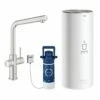 Grohe Red II Duo L Spout Tap & L Size Boiler - SuperSteel - 30340DC1