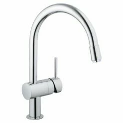 Grohe Minta Single-Lever Kitchen Sink Mixer, C-Spout 32918