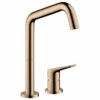 AXOR Citterio M Single Lever Kitchen Mixer Tap 240 With Swivel Spout 2TH - Polished Red Gold - 34820990