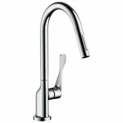 Axor Citterio Single Lever Kitchen Mixer 250 With Pull-Out Spray Eco - Chrome - 39832000