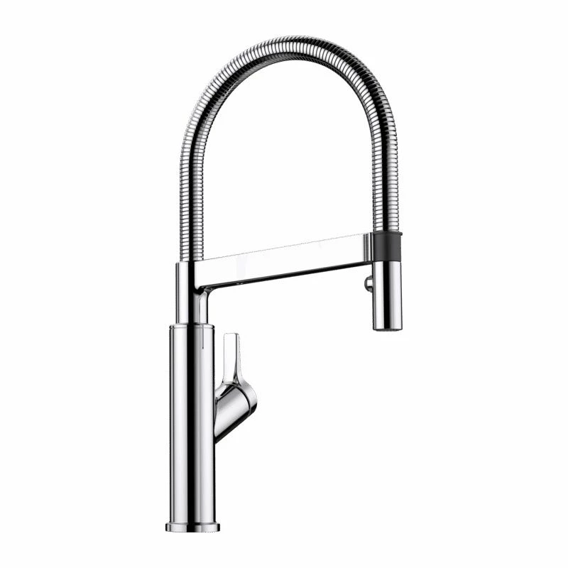 Blanco SOLENTA-S Senso Pull-Down Spray Galvanic Kitchen Tap - Chrome - 455367