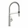 Blanco SOLENTA-S Senso Pull-Down Spray PVD Steel Kitchen Tap - Stainless Steel - 455368