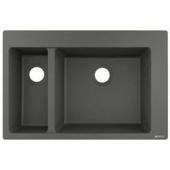 Hansgrohe S510-F635 Built-in Kitchen Sink 180/450 - Stone Grey - 43315290