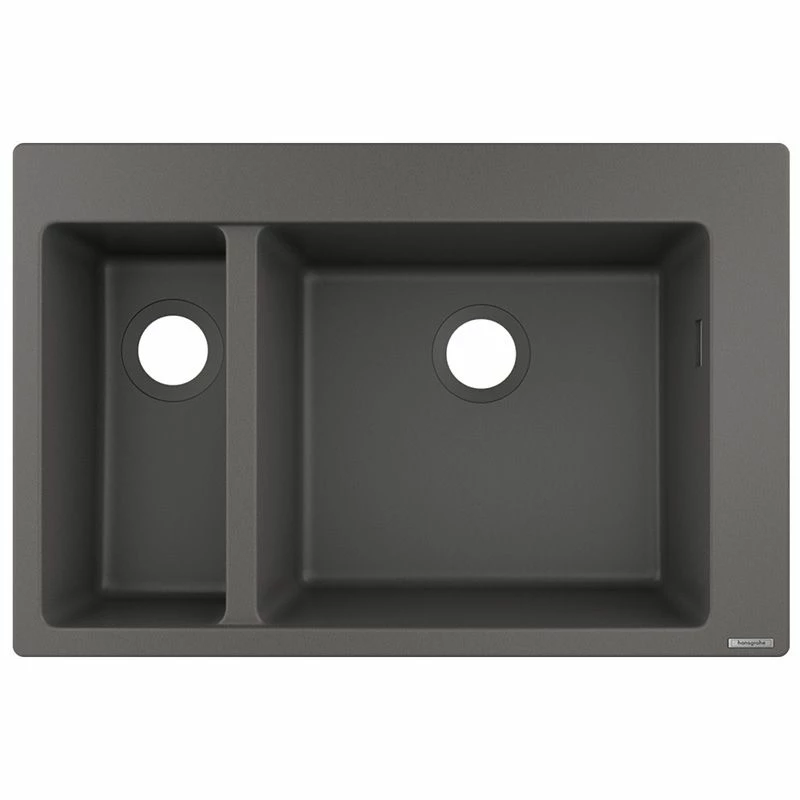 Hansgrohe S510-F635 Built-in Kitchen Sink 180/450 - Stone Grey - 43315290