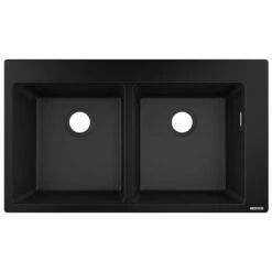 Hansgrohe S510-F770 Built-in Kitchen Sink 370/370 - Graphite Black - 43316170