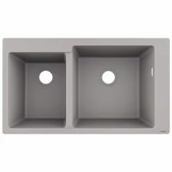 Hansgrohe S510-F760 Built-in Kitchen Sink 305/435 - Concrete Grey - 43317380