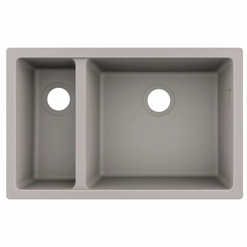 Hansgrohe S510-U635 Undermount Kitchen Sink 180/450 - Concrete Grey - 43433380