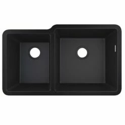 Hansgrohe S510-U760 Undermount Kitchen Sink 305/435 - Graphite Black - 43436170
