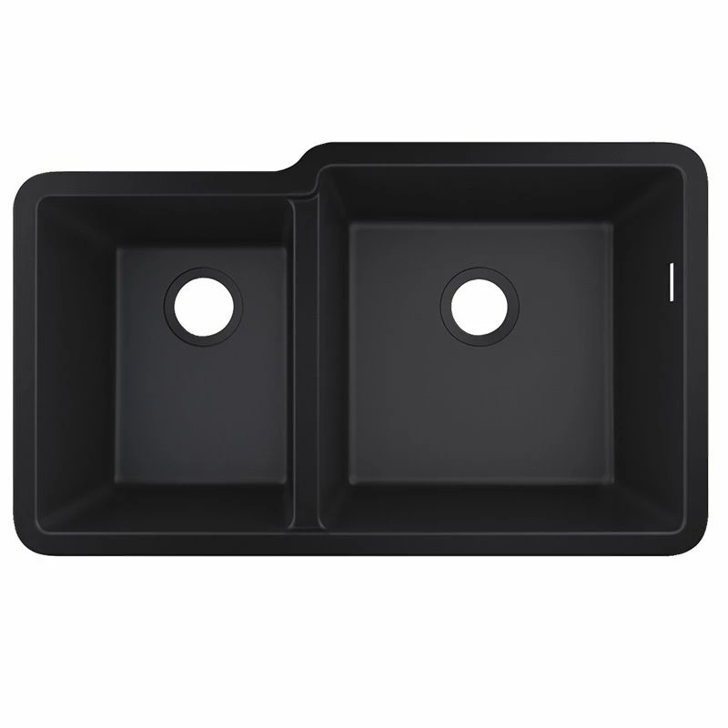 Hansgrohe S510-U760 Undermount Kitchen Sink 305/435 - Graphite Black - 43436170