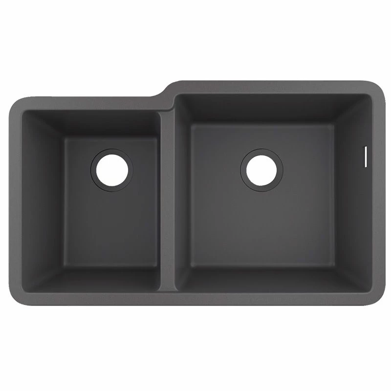 Hansgrohe S510-U760 Undermount Kitchen Sink 305/435 - Stone Grey - 43436290