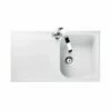 Rangemaster Amethyst 1 Bowl Igneous Granite Kitchen Sink - Crystal White - AME1051CW/