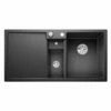 Blanco COLLECTIS 6 S RH Silgranit 1.5 Bowl Inset Kitchen Sink With Drain Remote Control - Anthracite - 523344