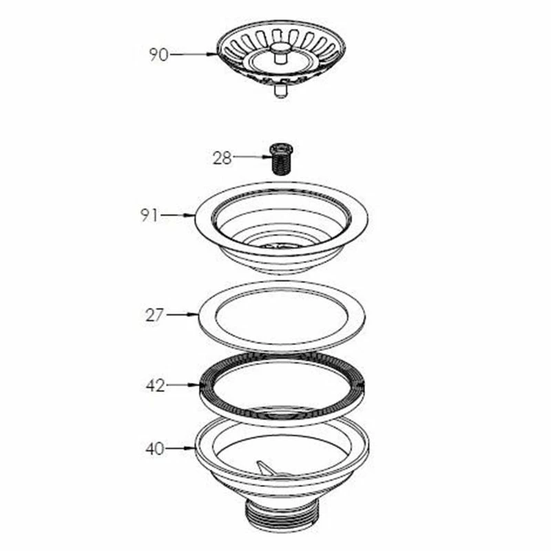 Blanco Universal Single Bowl Waste Kit - 453632 - Image 2