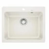 Blanco NAYA 6 Silgranit 1 Bowl Inset Kitchen Sink - White - 519641