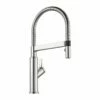 Blanco SOLENTA-S Pull-Down Spray PVD Steel Kitchen Tap - Stainless Steel - 522405