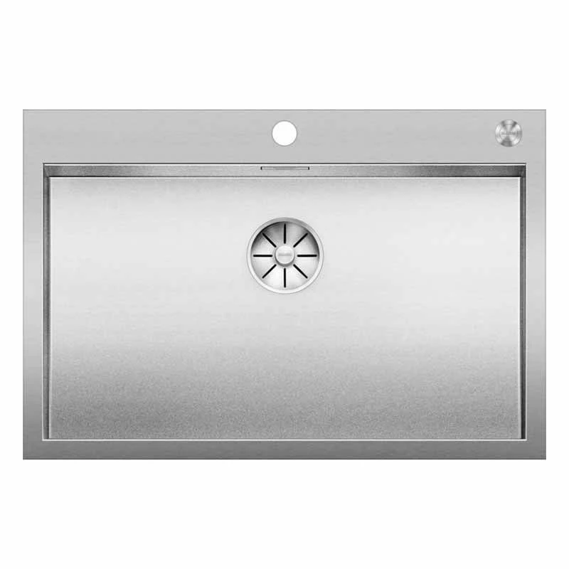 Blanco ZEROX 700-IF/A Durinox Stainless Steel 1 Bowl Inset Kitchen Sink With Drain Remote Control - 523102