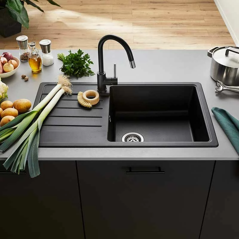 Blanco LEGRA XL 6 S Reversible Silgranit 1 Bowl Inset Kitchen Sink - Anthracite - 523326 - Image 3